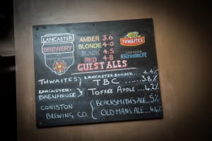 Lancaster Brewery Beer Board | hotel in Barrow in Furness