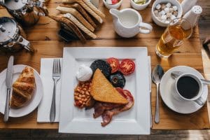 Full English Breakfast with drinks | Hotel in Barrow in Furness